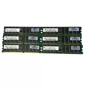 Micron 3GB (512x6) 2Rx4 PC3L-12800R DDR3 1600MHz ECC REG RDIMM Server Memory - Picture 1 of 3