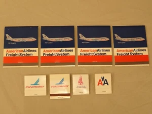 VTG MATCHBOOKS AMERICAN AIRLINES 747 PIEDMONT EASTERN WALT DISNEY WORLD MATCHES - Picture 1 of 2