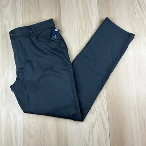 johnnie-O terry pantalone 5 tasche uomo taglia 38x34 colore antracite NUOVO - Foto 1 di 18