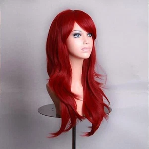 Fashion 70cm Full Curly Wigs Cosplay Costume Halloween Party Hair Wavy Long Wig - Picture 1 of 3