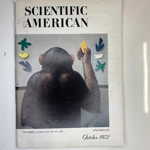 Scientific American 1972 October Teaching Language to Ape Clean Power Dirty Fuel - Imagen 1 de 2
