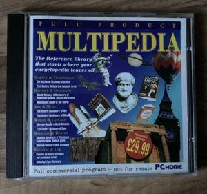 Multipedia Library Reference Suite PC CD ROM Learning Encyclopedia Educational - Picture 1 of 7