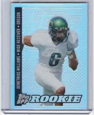 2006 Topps Draft Picks & Prospects Demetrius Williams RC Refractor #121 NM/MT - Image 1 of 2