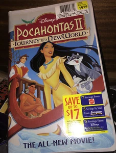 Disney Pocahontas II Journey to a New World (VHS Clamshell) New Sealed - Imagen 1 de 2