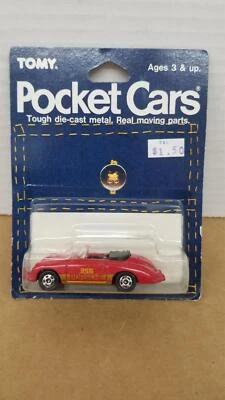 Coches de bolsillo Tomy Japón 1986 vintage Porsche 356 sin usar, en caja, nuevo estante L4 Foto 1 de 4
