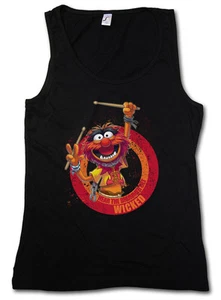 WICKED DRUMMER TANK TOP GYM VEST - Metal Fun Drums Heavy Metal Rockabilly Shirt - Bild 1 von 2