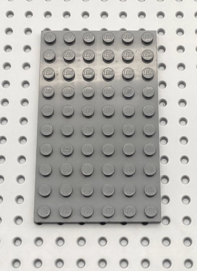 LEGO® 1x Platte Bauplatte 6x10 flach 3033 neu dunkelgrau - Bild 1 von 1