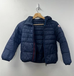 Original Marines dunkelblau gefütterter Mantel Jacke Kinder Jungen Größe 8/9 - Bild 1 von 12