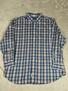 Peter Millar Hemd Herren 2XL blau kariert Button Down Langarm Baumwolle Freizeit - Bild 1 von 7
