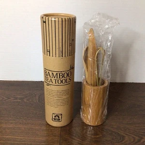 TEAVANA Bamboo Tea Tool Kit - Kitchen Utensils Gift - NEW - Picture 1 of 3