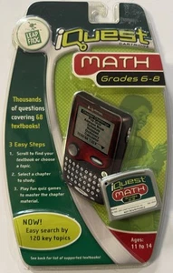 Leap Frog iQuest Math Cartridges for Grades 6-8 Ages 11-14 NEW - Picture 1 of 2