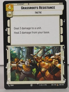 Grassroots Resistance - Star Wars Unlimited Secrets of Power #258 NM -B - Bild 1 von 5