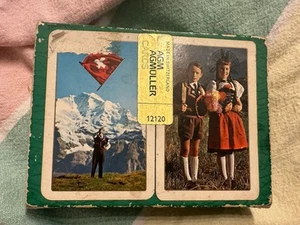 Vintage Finest Swiss Playing Cards Double Deck Compete Augmüller 90er 80er - Bild 1 von 5