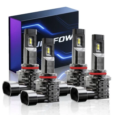 LED Headlight Hi-Low Bulbs Kit For Buick Park Avenue Sedan 4-Door 3.8L 1991-2005 - Image 1 of 4