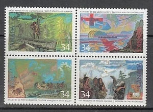 Canada - Courrier 1987 Yvert 983/6 ** MNH - Foto 1 di 1