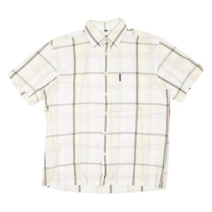 BEN SHERMAN Mens Shirt Yellow Check M - Picture 1 of 6