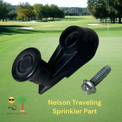 Aspersor de césped de viaje Nelson de colección mango de interruptor de control neutro alto bajo Foto 1 de 4