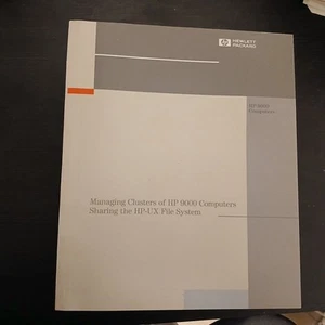 1x Hewlett Packard Managing Clusters Sharing the HP-UX File System Manual - Bild 1 von 1