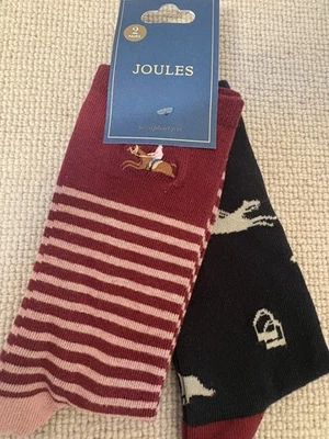 🌟Paquete de 2 calcetines diarios para mujer Joules - Berry Horse - UK4-8 nuevos🌟 Foto 1 de 2