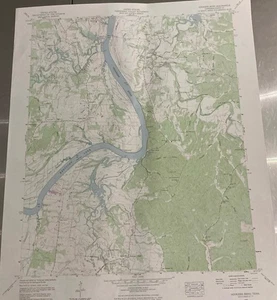 Vintage 1949 USGS Topographic Map-Hookers Bend Tennessee Flat Never Folded - Picture 1 of 8