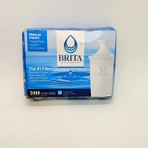 Brita Standard WaterFilter Replacement Filters fo Pitchers and Dispensers 3 Pack - Picture 1 of 3