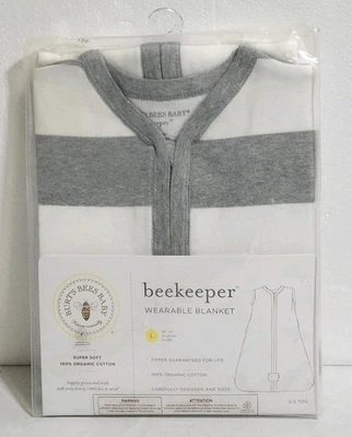 Burt's Bees Baby пчеловод носимое одеяло размер L 12-18 месяцев сна мешок новый - Изображение 1 из 4