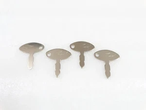 4x pc Ignition Key Vintage Metal For Ford 2000 2600 3000 3600 4000 Tractor - Picture 1 of 4