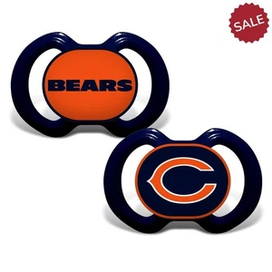 Chicago Bears Pacifier 2 Pack Alternate - Picture 1 of 1