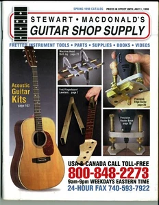 STEWART MACDONALD Lutherie Catalog 1998 SPRING Guitar Banjo Violin 108 Pages VG - Bild 1 von 13