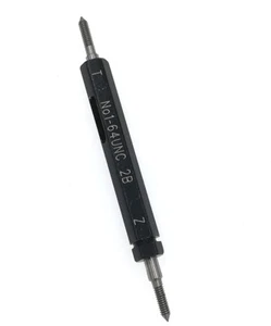 Thread Plug Gage #1-64 UNC 2B Double Ends Unified Thread Gauge No 1-64 UNC - Picture 1 of 5