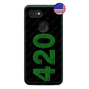Google Pixel 3 3XL 2XL 420 Marijuana Weed Cannabis Phone Case Custom Case Cover - Picture 1 of 5