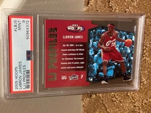 2005 Hoops Lebron James PSA 9 LJ Profiles Card NEW CLEAN CASE #LBJ5 - Picture 1 of 1
