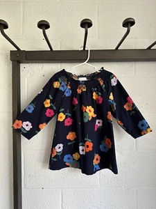NWOT Hanna Andersson Shirt Top Girls Size 120 US 6-7 Floral Boho Pullover - Picture 1 of 10