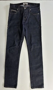 Naked & Famous Jeans Men 31x33 Blue  Selvedge Super Skinny Guy Denim Pants - Picture 1 of 9