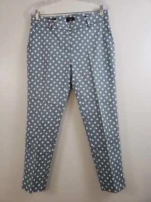 O5) Peserico Sing Womens Pants Size 10 (46) Polka Dot Stretch Italy Office Siren - Image 1 of 4
