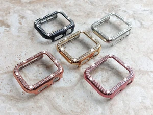 Custodia lunetta cristallo per Apple Watch Ultra 2 49 mm 45 mm 44 mm 42 41 40 mm 38 mm - Foto 1 di 16