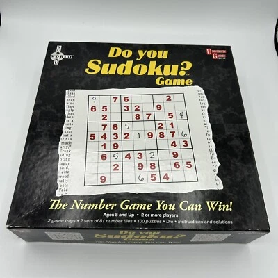 Do You Sudoku? Game University Games 2005 Made In USA CIB - Image 1 of 3
