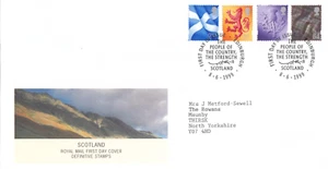 (103997) Scotland E Europe 64p 1st 2nd GB FDC Edinburgh 1999 - Bild 1 von 1