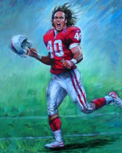 Pat Tillman, giclee print on acid free archiveval mat paper 16"x20" by Star - Picture 1 of 1