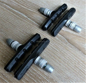 Pastiglie freno bicicletta pattini freno 4 pezzi Shimano, Tektro, Promax compatibili 70 mm - Foto 1 di 1