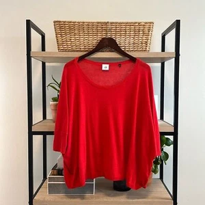 Cabi Cartwheel Boxy Dolman Sleeve Oversized Spring Light Sweater #5279,  Medium - Picture 1 of 8