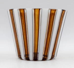 Venini Gio Ponti Canne Hand Blown Tumbler w/ Polished Pontil - Picture 1 of 4
