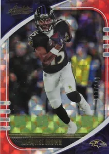2020 Panini Absolute - Marquise Brown #84 Orange Mosaic /149 - Picture 1 of 2