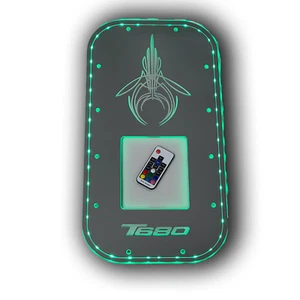 Kenworth T680 Shift Boot Plate PS Style RGB Color Changing with Remote - Bild 1 von 1