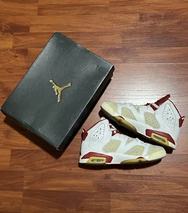 Nike Air Jordan Retro 6 VI Alternate Hare 384665-113 Size 7Y GS Youth - Picture 1 of 7