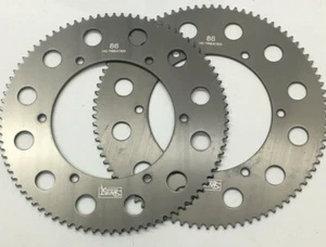 Swift Hardened Aluminum 219  Pitch 75 Tooth High Performance Go Kart Sprocket  - Picture 1 of 3