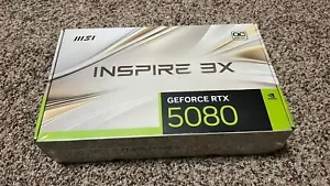 MSI GeForce RTX 5080 16G INSPIRE 3X OC Grafikkarte - Neu, versiegelt - Bild 1 von 8