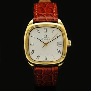 Omega 80s 18 Kt Gold Automatic Cal 1012 Serviced - Picture 1 of 8