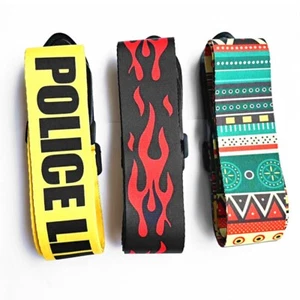 Hochwertiger stilvoller stanzfreier Polyester bedruckter Gurt für Folk E-Gitarre - Bild 1 von 8
