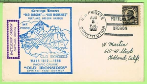 USF Constitution IX 21 August 2 1933 KB: Portland Oregon, Battleship Oregon - Picture 1 of 1